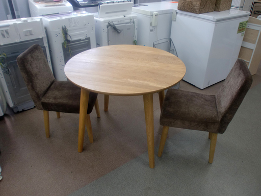 円形ダイニングテーブルセット 直径９０㎝  食卓テーブル  西岡店