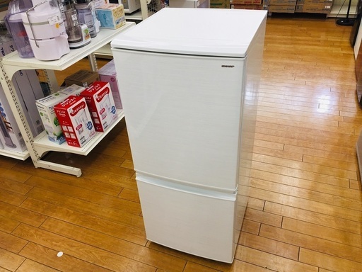 【トレファク鶴ヶ島店】SHARP SJ-D14D-W　2ドア冷蔵庫