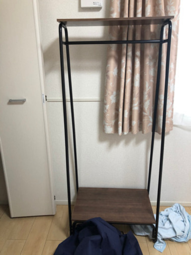 ハンガーラック　天板付き　取りに来ていただける方
