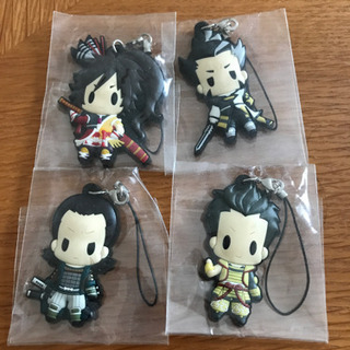 戦国BASARAのラバーストラップ4種