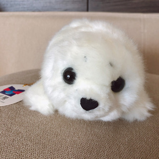 タグ付き アザラシ ぬいぐるみ
