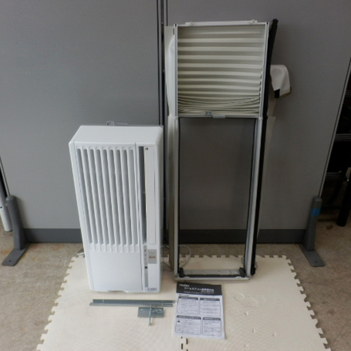 ▶窓用エアコン JA-16T 2019年製 ハイアール 木造4.5畳、鉄筋7畳 ルームエアコン リモコン付き Haier ペイペイ対応 札幌市西区西野