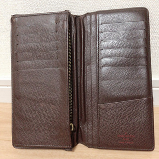 値下げ！ルイヴィトン 長財布 ダミエ 中古品① の画像