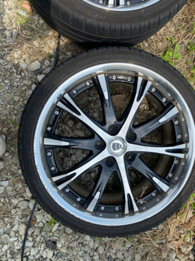 ワーク19インチ　タイヤホイールセット