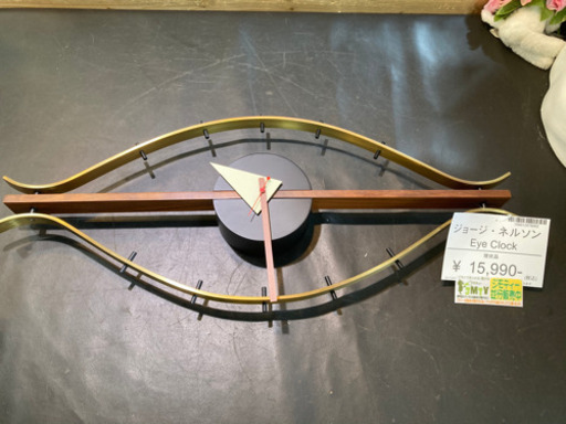 【店舗同時販売中】ジョージネルソン　e Nelson　アイクロック　EyeClock　リプロダクト　メーカー不明【問合わせ番号：106-012476-002】柏市周辺（柏、松戸、流山、我孫子）出張買取 引越し 処分 不要 生前整理 遺品整理 ご相談下さい！
