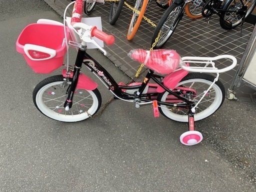 子供用自転車　GR-ﾘﾎﾞﾝ22補助輪付　あります！！