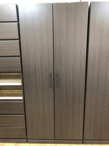 【リサイクルサービス八光　田上店】ニトリ　ダークブラウン　大型クローゼット