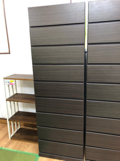 リサイクルサービス八光 田上店 】ブラウン 5段ハイチェスト