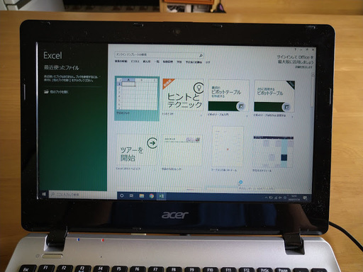 お取り引き中です！　acer ノートPC　E3-111 中古　動作品　Win10-Pro Office2013付き