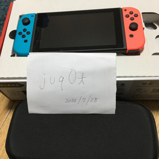 Nintendo Switch Joy-Con(L)ネオンブルー/(R)ネオンレッド バッテリー持続時間が長くなった新モデル [Nintendo Switch本体]の画像
