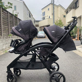 美品　2人乗りベビーカー　Joie