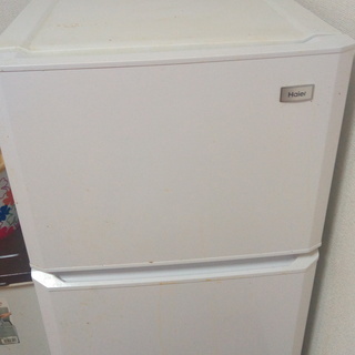 小型2ドア冷蔵庫 Haier JR-N106H(W)