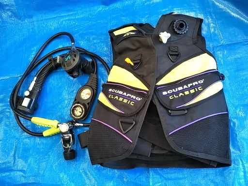 スクーバダイビング TUSA レギュレータ