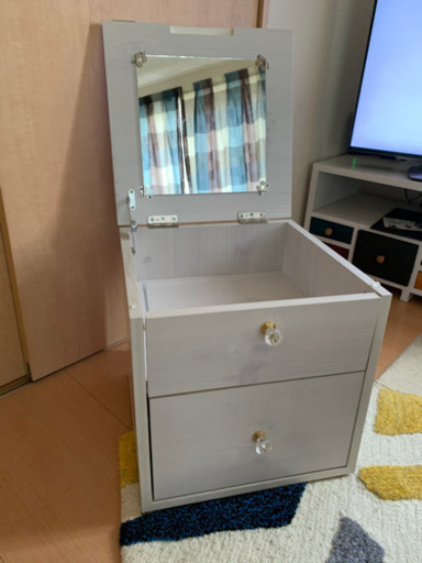 コンパクトドレッサー　メイクボックス　化粧台