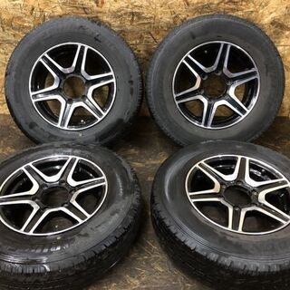 【国産タイヤ 195/80R15 107/105L LT】夏タイヤ 4本【社外 15インチ 6J6HPCD139.7+28】ブラポリ ハイエース等 (VTL194) クレジットカード QR決済可能