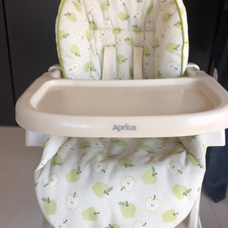 アップリカ　ハイローベット&チェアー　青リンゴの画像