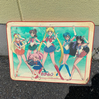昭和レトロ、セーラームーン折りたたみテーブルの画像