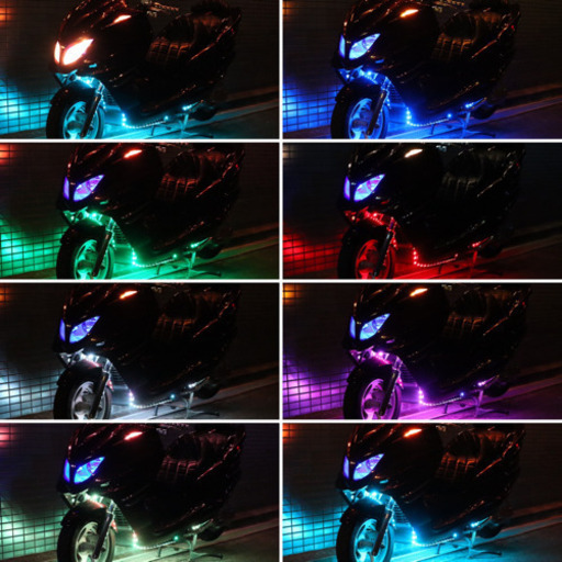 【YAMAHA マジェスティ】渋めのブラウンカラー LEDレインボー133P付き