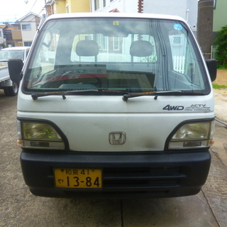 ホンダ　アクティトラック　４ＷＤ　８．３万㌔　車検令和２年８月3...