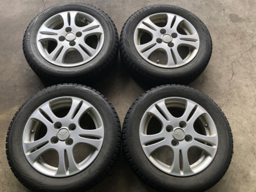 ダイハツ　純正　アルミホイール付スタッドレス155/65r14