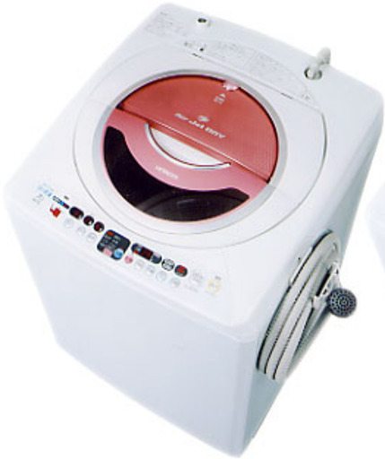 ■値引き可能■全自動洗濯機■日立■HITACHI■NW-7CX■クリアピンク■洗濯７kg■７キロ■乾燥３kg■３キロ■クリーミー浸透イオン洗浄(クリーミー泡洗浄)■エアジェット乾燥■省エネ乾燥■からまん水流＆からまん脱水■カビブロック■槽乾燥コース ■槽洗浄コース■部屋干しコース■新品・風呂水給水ホース(お湯取ホース)付き■説明書付き■乾燥ガイド付き■値下げ可能■値引き交渉ＯＫ■
