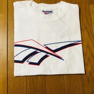 【新品】reebok メンズ　Tシャツ　M胸囲84〜92 ホワイト