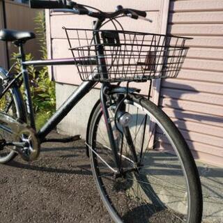 札幌市内配達無料。中古クロスバイクブラック。