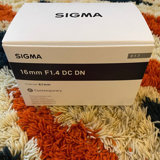 新品　SIGMA 16F1.4 DC DN/MFT シグマ  マイクロフォーサーズ用 の画像