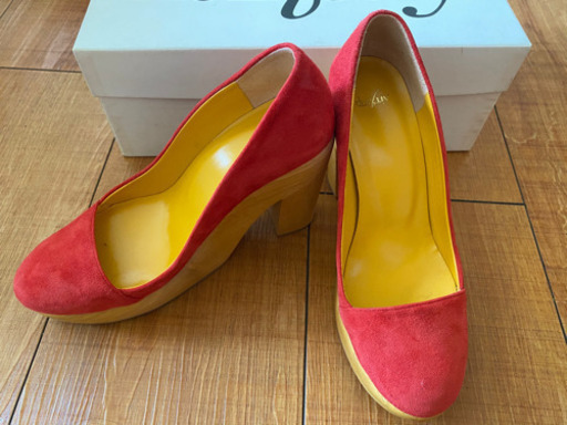 durbuyドゥルビュイウッドソールパンプス