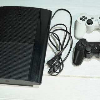 ⑥PS3本体＋コントローラー2個＋電源ケーブルの画像