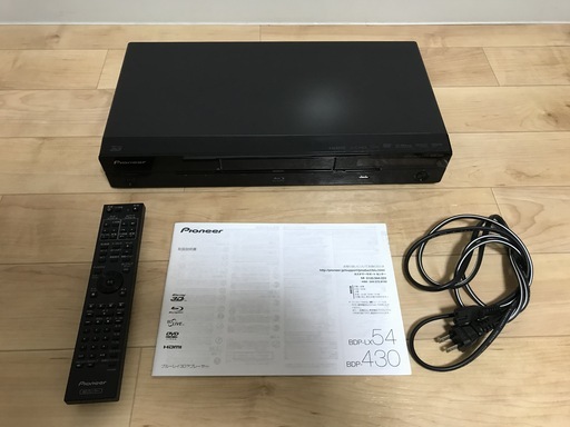 Pioneer ブルーレイ・DVDプレーヤー 3D対応 BDP-430