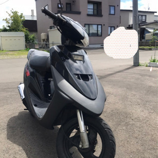 ヤマハ　スーパージョグZR（3YK）黒　（赤ファン）の画像