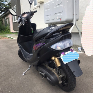 ヤマハ　スーパージョグZR（3YK）黒　（赤ファン）の画像