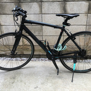 お譲りする方決定】 Bianchi 自転車 ブラック(付属品付き)