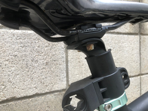 【お譲りする方決定】 Bianchi 自転車　ブラック(付属品付き)