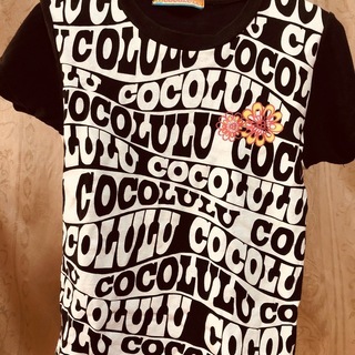 COCOLULUココルル　ロゴプリントTシャツ　難あり