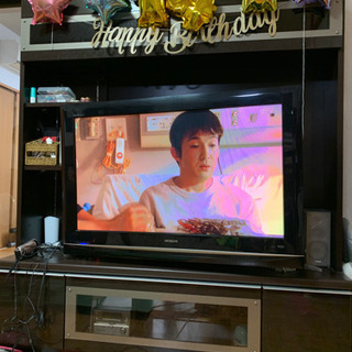 日立42インチプラズマTV HDD内蔵録画機能付き