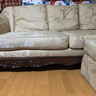 取引先決まりました!!ソファ  オットマン付き