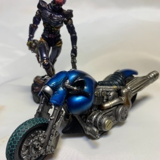 S.I.C 匠魂 ハカイダー（ブルーメタリック）&ハカイダーバイ...