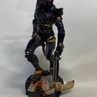 S.I.C 匠魂 ハカイダー（ブルーメタリック）&ハカイダーバイク（ブルー）の画像