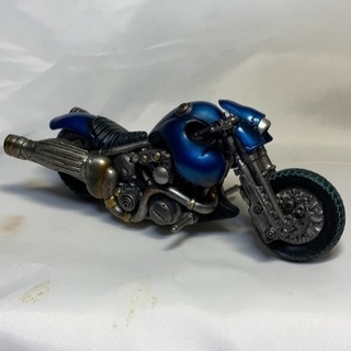 S.I.C 匠魂 ハカイダー（ブルーメタリック）&ハカイダーバイク（ブルー）の画像