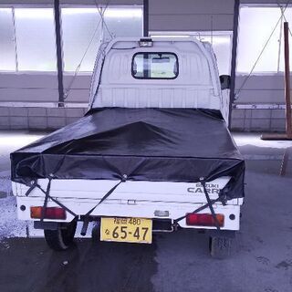  軽トラ、荷台シート付きの画像