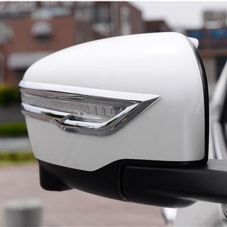新品　日産エクストレイル　T32　セレナ　C27　ドアミラー　ウインカーメッキトリム　2PCS　ニッサン　NISSAN　X-TRAIL　SERENA　ガーニッシュの画像
