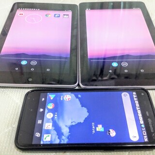 タブレット２台　スマホ１台