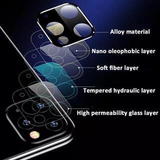 新品　iphone 11/11 pro/11 pro Max　カメラ　フルカバーレンズ　プロテクター　フィルム　背面カメラの画像