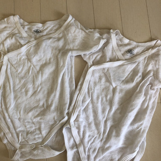 プチバト　肌着　ロンパース　74㎝の画像