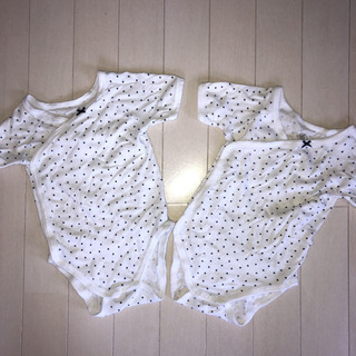 プチバト　肌着　ロンパース　74㎝の画像
