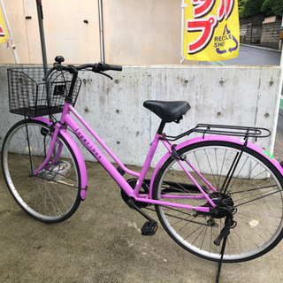 27インチ 6段変速 lnperious 自転車 シティサイクル ママチャリ 