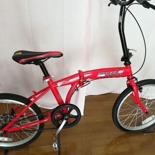 フェラーリ　折り畳み自転車の画像