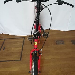 フェラーリ　折り畳み自転車の画像